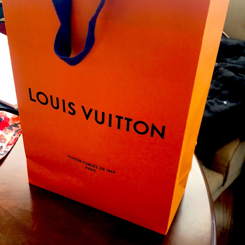 Bundle of Louis Vuitton Bags, envelopes and ribbon